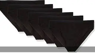 Amazon Essentials Women's Cotton Bikini Brief Underwear (Available in Plus Size), Multipacks
