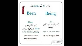 use of been and being #shortenglish #learnenglish #ytshort