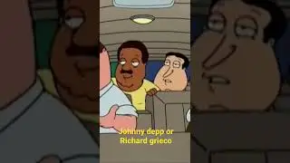 Johnny depp or Richard grieco! #familyguy #funny