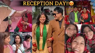 SINDOR POTEY PANI VAYO VENA KO GHAR MA!🥹❤️ ~ Reception Day😍 ~ || it&rsquo;s me Muskan ||