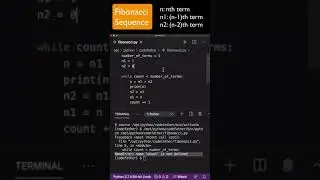 Python Error Name is not defined - Why This Error? 