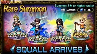 FFBE - FFVIII Squall & Rinoa Ticket & Step-up Summon Pulls