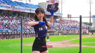 Yuri（陳怡叡 ユリ）跳到忘我的嗆司連發!!  樂天女孩應援舞蹈表演《 海盜嗆司 , 樂天DISCO 》 Rakuten Girls【伊萊克斯主題趴】 20210418 【4K】