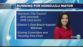 Honolulu City Councilmember Kym Pine announces run for Mayor