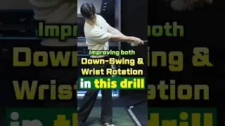 Improve your Down-swing and Wrist rotation in this one Drill! #golf #golftips #golflesson