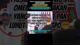 PAK PRABOWO DI OMEL1N KEPONAKAN SAMPAI2 PAK LUHUT IKUT K3P0😁#prabowo #luhut #shortviral #moments
