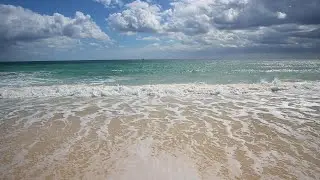 Relaxing Ocean Wave Sounds with Crystal Clear Water for Stress Relief