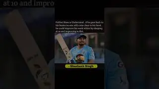 Shashank Singh for Prithvi Shaw #shorts