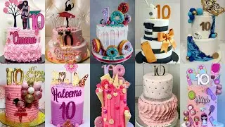 💃Baby Girl Cake Design/10th Birthday Cake Ideas For Girls/Birthday Cake/Teenage Girls Birthday Cake