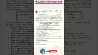 Primary Teacher 2025 Interview/Viva Notice Out#PrimaryTeacher#TeacherRecruitment#PrimaryTeacher2025