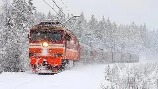 Winter trains of the CIS countries