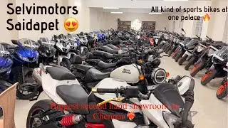 Biggest used bike showroom in Chennai at best price 💯ph:8124553543 📍(Selvi motors Saidapet Chennai)