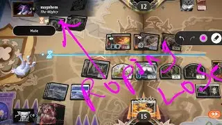 Ep853: Hare apparent deck vs Magenhen a roping loser.  Platinum ranked Historic MTGA