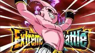 LVL 30 EZA INT KID BUU VS F2P TEAM | DBZ Dokkan Battle