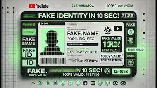 Create a Realistic Fake Identity in seconds.