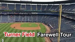 Final Farewell.  A tour of Turner Field, former home of the Atlanta Braves.