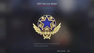 Getting 2021 Tier 3 Service Medal in CS:GO