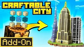 CRAFTABLE CITY ADDON For Minecraft Bedrock Edition in-depth Review