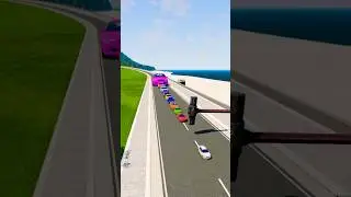 Colorful Small To Giant Cars vs Hammer #81