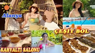 GOLD ISLAND OTEL KAHVALTI SALONU👍ULTRA HERSEY DAHİL/TÜRKLER UYUYOR😀FAZLASI YENMİYOR🤨ERKENCİYİM👍