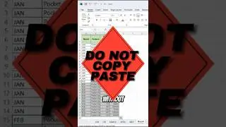 Excel Tips! Combine multiple Worksheet into One in just Few Seconds #excel #exceltips #shortvideo
