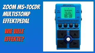 BEWERTUNG (2026): Zoom MS-70CDR MultiStomp Effektpedal. Infos