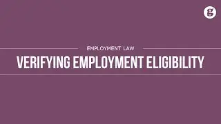 Verifying Employment Eligibility