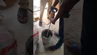 mixing of microconcrete