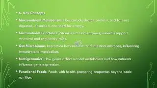 Nutrition Science