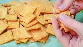✅🍪 Не всі знають цей лайфхак для хрустких цибулевих крекерів — тонкі та дуже смачні! @budnimaystra 