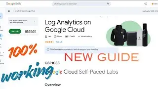 Log Analytics on Google Cloud JAN UPDATED #GSP1088 #qwiklabsarcade2026