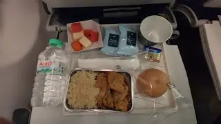 Malaysia Airlines MH Inflight Dinner Meal Suvarnabhumi International Airport BKK - KUL KLIA Malaysia
