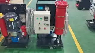 high viscosity waste oil filter machine