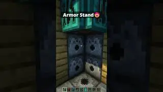 Minecraft Armor Stand😍#shorts