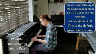 Roland HP-605gp testing with Vietnamese pop music
