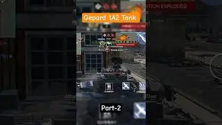 Gepard 1A2 Tank Gameplay (Part-2) #warthundermobile #shorts #warthunder