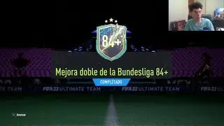 SOBRE BUG? ABRIENDO +5 MEJORA DOBLE X2 BUNDESLIGA 84+ SBC FIFA 22