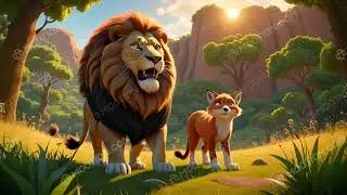 The Lion and the Clever Fox | Moral Story For Kids In English