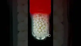 Cool experiment of capsule dissolve in water |  #relaxing #closeup  #satisfying #capsule #water