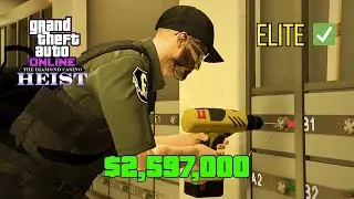 GTA Online | Casino Heist Big Con Gruppe Sechs Approach Duo - Hard Elite Challenge $2,597,000