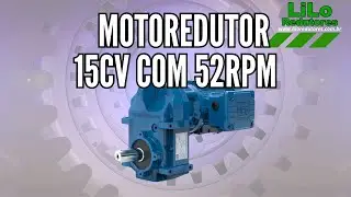 Motoredutor Vertimax Weg Cestari com motor de 15cv e 52rpm NA LiLo Redutores