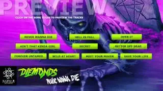 DIEMONDS - Never Wanna Die (Preview) | Napalm Records