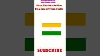 🐢Making an Indian Flag using Turtle in Python|Draw The Great Indian Flag Using Python Turtle|