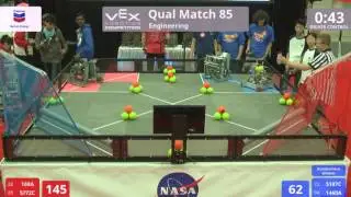 VEX Worlds 2016 - VRC High School - Engineering - Qual 85 (169A 5772C) 257 vs 96 (5107C 1460A)