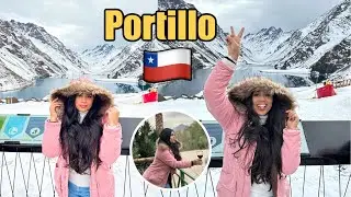 FUI CONHECER A NEVE EM PORTILLO NO CHILE 2023 🇨🇱