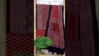Ajrakh Block Print Suit, ajrakh print suit set, ajrakh dress material, summer suit, ladies suit, COD
