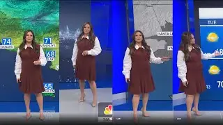 Шанна Мендиола с вечерним прогнозом погоды для NBC4 Лос-Анджелес &mdash; 1 декабря 2025 г.