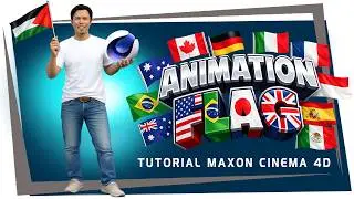 Cara Buat ANIMASI BENDERA  |  #tutorialcinema4d