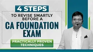 CA Foundation Revision Structure | Strategy to Make Revision Notes | CA Satish Jalan | SJC Institute