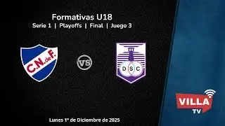 Nacional - Defensor Sporting  | Formativas U18 | Playoffs | Serie 1 | Final | Juego 3